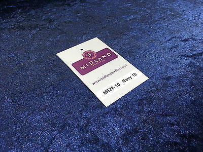 Crushed Velvet Velour One way stretch Dress & Craft Fabric 58' M628 Mtex - Midland Textiles & Fabric