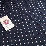 5mm Spot Polka Dots Multi Coloured Dress Craft 100% Cotton Poplin Fabric 45" M21 - Midland Textiles & Fabric