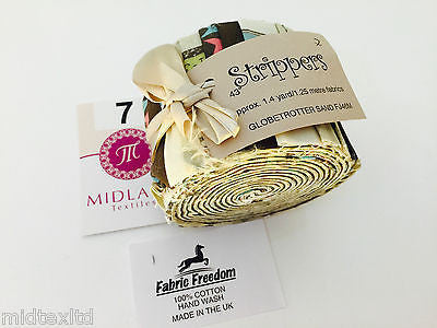 Mini Jelly Rolls 20 strippers 100% cotton 2.5' Width by 42' length M551 Mtex - Midland Textiles & Fabric