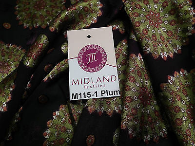 Burnout Satin Chiffon Mandalas Printed Dress Fabric 58" M115 Mtex - Midland Textiles & Fabric