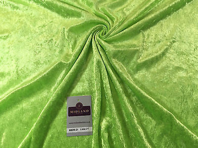 Crushed Velvet Velour One way stretch Dress & Craft Fabric 58