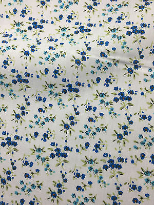 Small Ditsy Floral poly cotton print dress craft fabric 44' Wide M348 Mtex - Midland Textiles & Fabric
