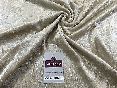 Crushed Velvet Velour One way stretch Dress & Craft Fabric 58' M628 Mtex - Midland Textiles & Fabric