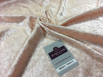 Crushed Velvet Velour One way stretch Dress & Craft Fabric 58' M628 Mtex - Midland Textiles & Fabric