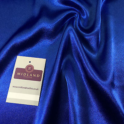 Satin Backed Crepe Bridal & Evening Dress Fabric Medium Weight 44' M688 Mtex - Midland Textiles & Fabric