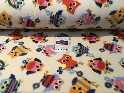 Anti pil polar Printed fleece ideal for throws blankets 150cm wide M672 Mtex - Midland Textiles & Fabric