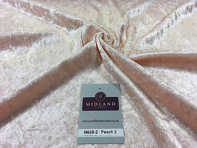 Crushed Velvet Velour One way stretch Dress & Craft Fabric 58' M628 Mtex - Midland Textiles & Fabric