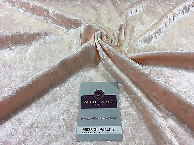 Crushed Velvet Velour One way stretch Dress & Craft Fabric 58