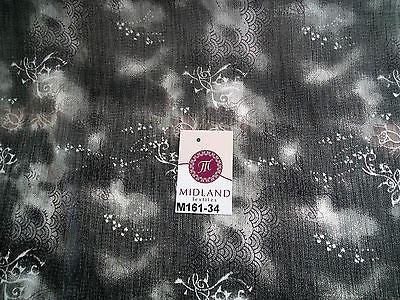 Grey's two tonal printed chiffon fabric 44" wide M161-34 Mtex - Midland Textiles & Fabric