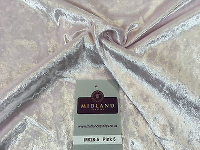 Crushed Velvet Velour One way stretch Dress & Craft Fabric 58' M628 Mtex - Midland Textiles & Fabric