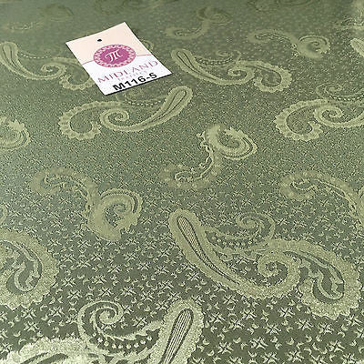 Two Toned Paisley Satin Jacquard Dress Fabric 58' Wide M116 Mtex - Midland Textiles & Fabric