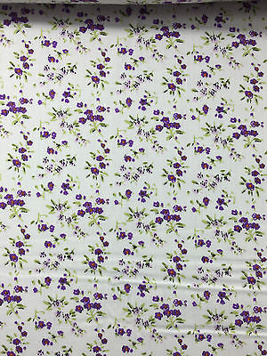 Small Ditsy Floral poly cotton print dress craft fabric 44" Wide M348 Mtex - Midland Textiles & Fabric