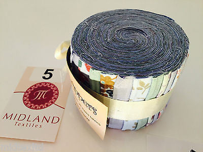 Mini Jelly Rolls 20 strippers 100% cotton 2.5' Width by 42' length M551 Mtex - Midland Textiles & Fabric
