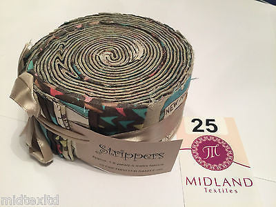 Jelly Rolls 40 strippers 100% cotton 2.5' Width by 42' length M550 Mtex - Midland Textiles & Fabric