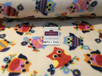 Anti pil polar Printed fleece ideal for throws blankets 150cm wide M672 Mtex - Midland Textiles & Fabric