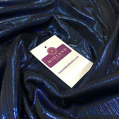 Shiny Metallic Corduroy Lame 1 way stretch Dress Fabric 40' wide M699 Mtex - Midland Textiles & Fabric