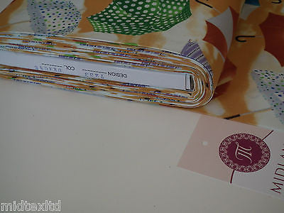 Umbrella Print 100% Cotton Poplin Fabric, 45' Wide. Craft Cotton M26 Mtex - Midland Textiles & Fabric