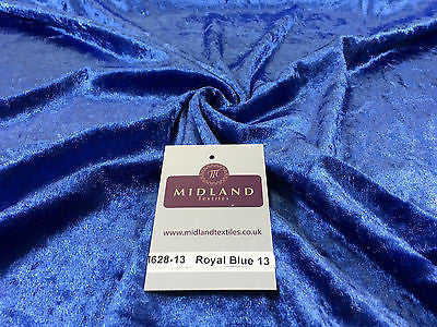 Crushed Velvet Velour One way stretch Dress & Craft Fabric 58' M628 Mtex - Midland Textiles & Fabric