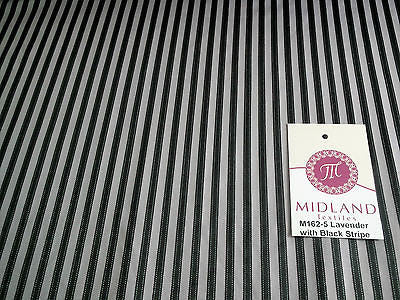 VERTICAL SATIN STRIPE FABRIC NON-STRETCH M162 MIDTEX - Midland Textiles & Fabric