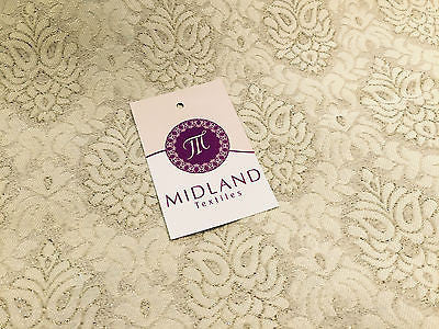 Indian Banarsi Floral Ornamental Motif Woven Brocade fabric 44" M242 Mtex - Midland Textiles & Fabric