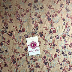 Sandy Beige Floral Petal Crinkle chiffon Semi transparent 44' wide M161-20 Mtex - Midland Textiles & Fabric