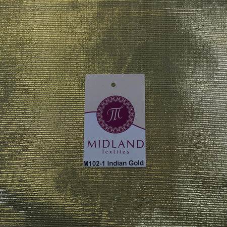 Metallic Textured Foil Lame Dress Craft Fabric 58" wide M102 Mtex - Midland Textiles & Fabric