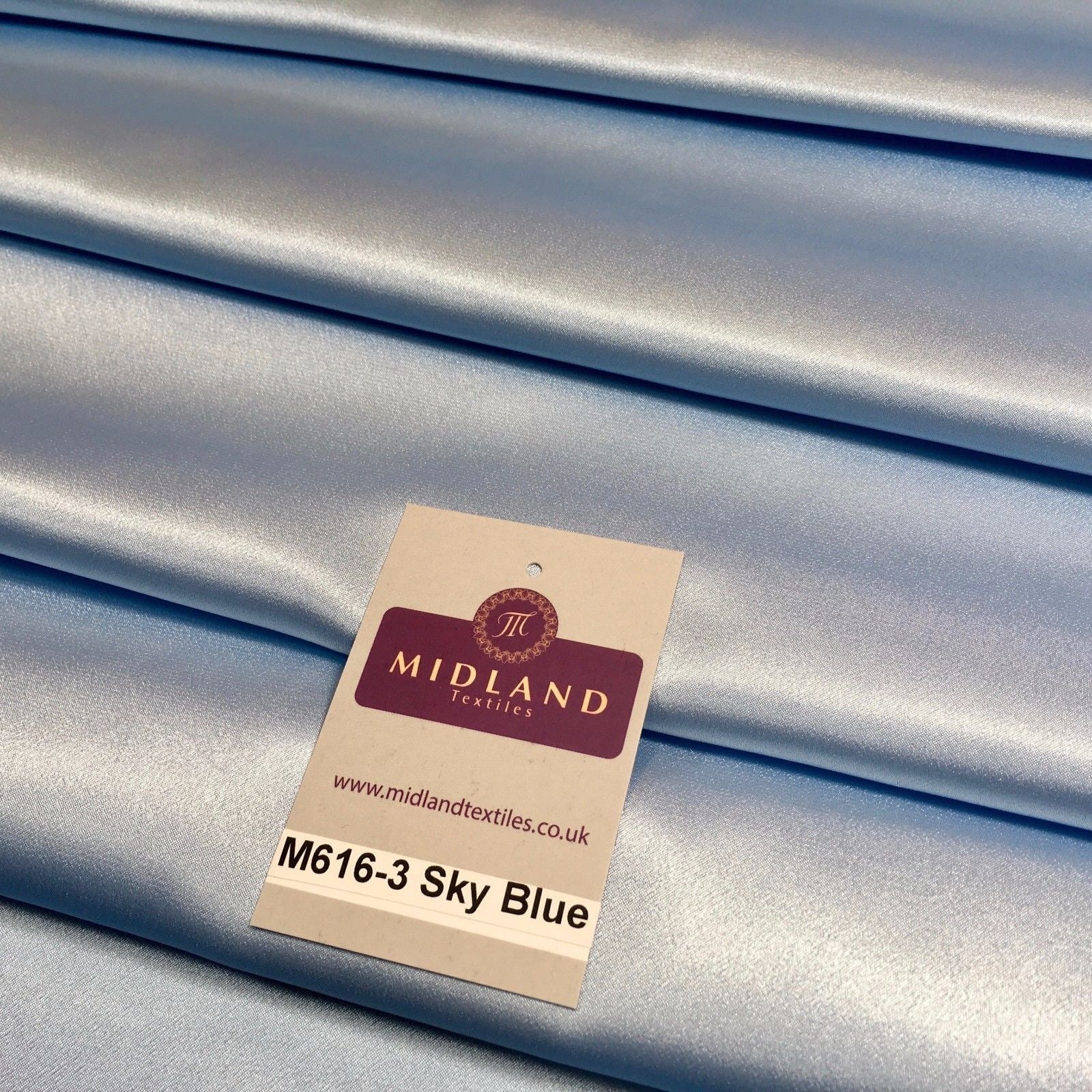 Silky Smooth Japanese Premium Lightweight Satin  Dress Fabric 44' M616 Mtex - Midland Textiles & Fabric