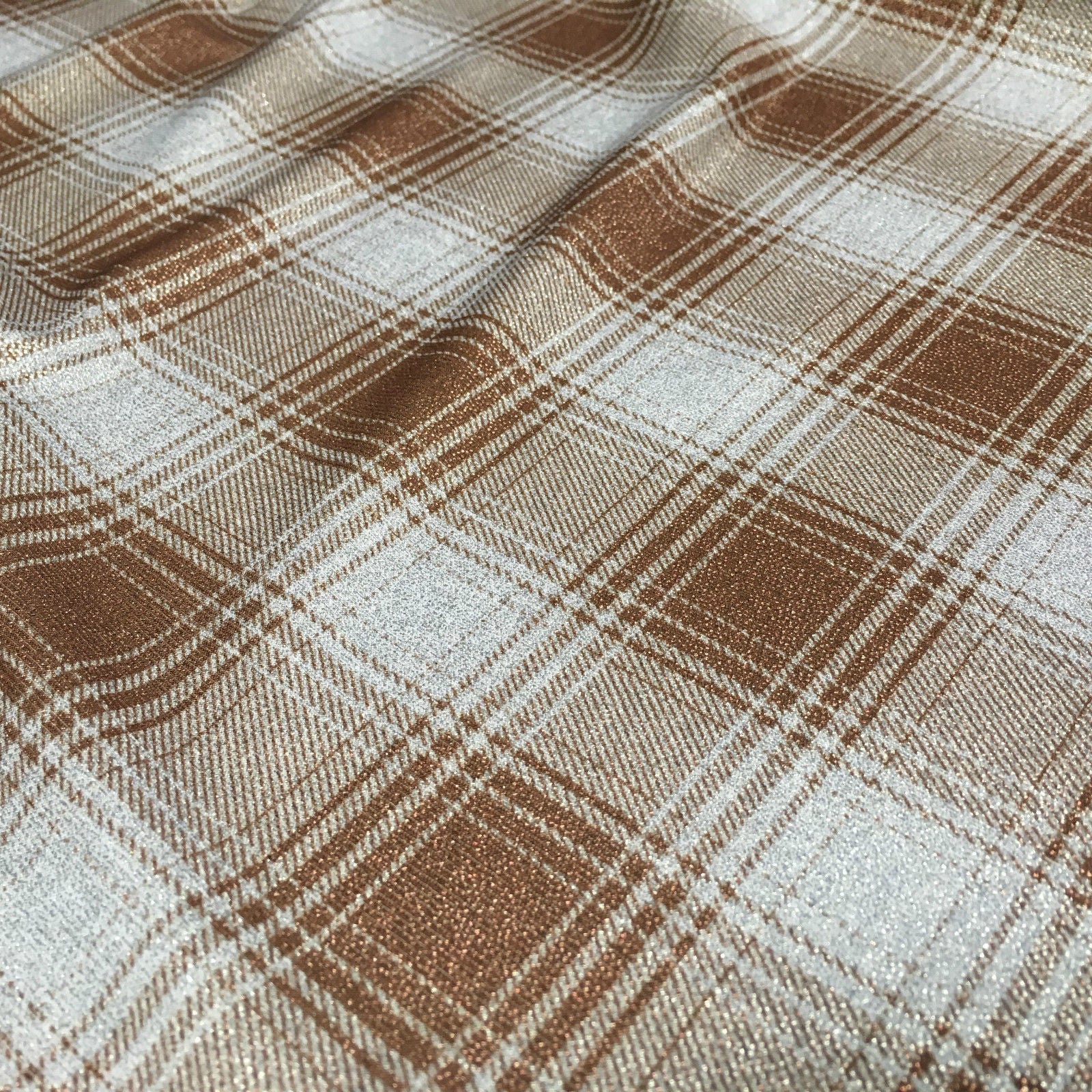 Shimmer Checkered Printed ITY Dress,  Fabric  58' wide M729 Mtex - Midland Textiles & Fabric