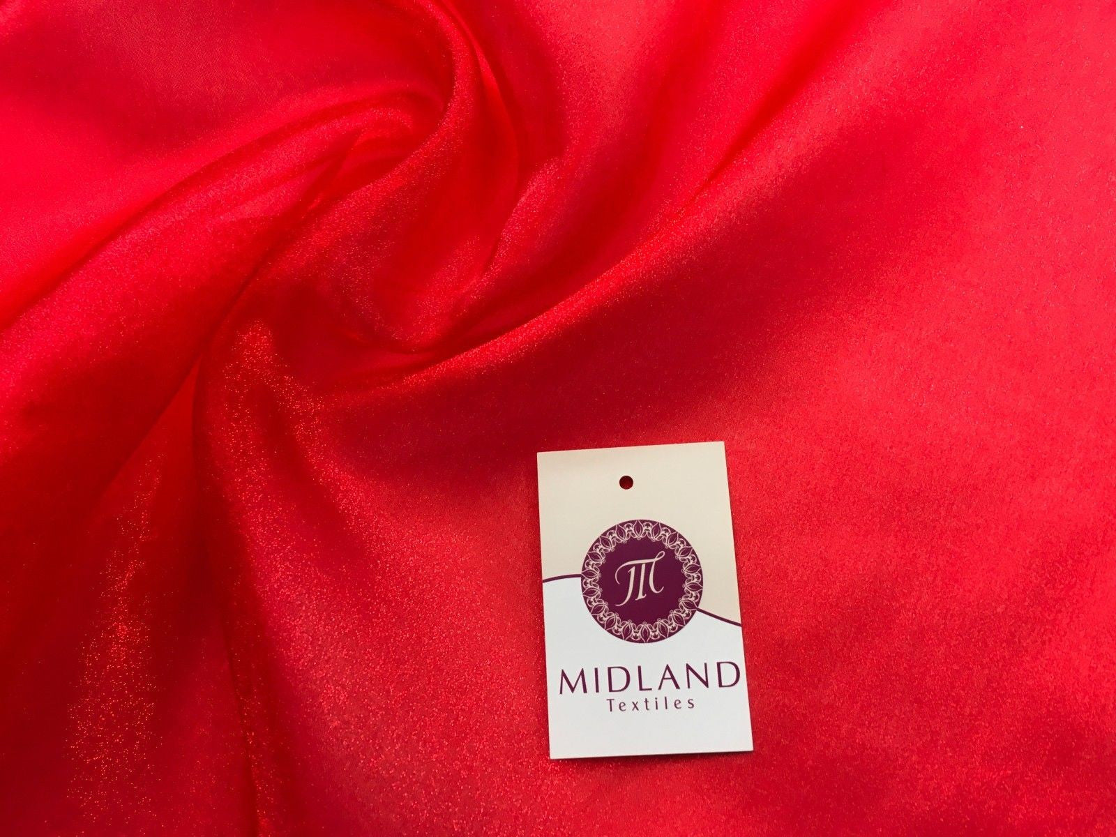 CRYSTAL ORGANZA WEDDING BRIDAL DANCE VEIL DRESS FABRIC MATERIAL 45" WIDE M111 - Midland Textiles & Fabric