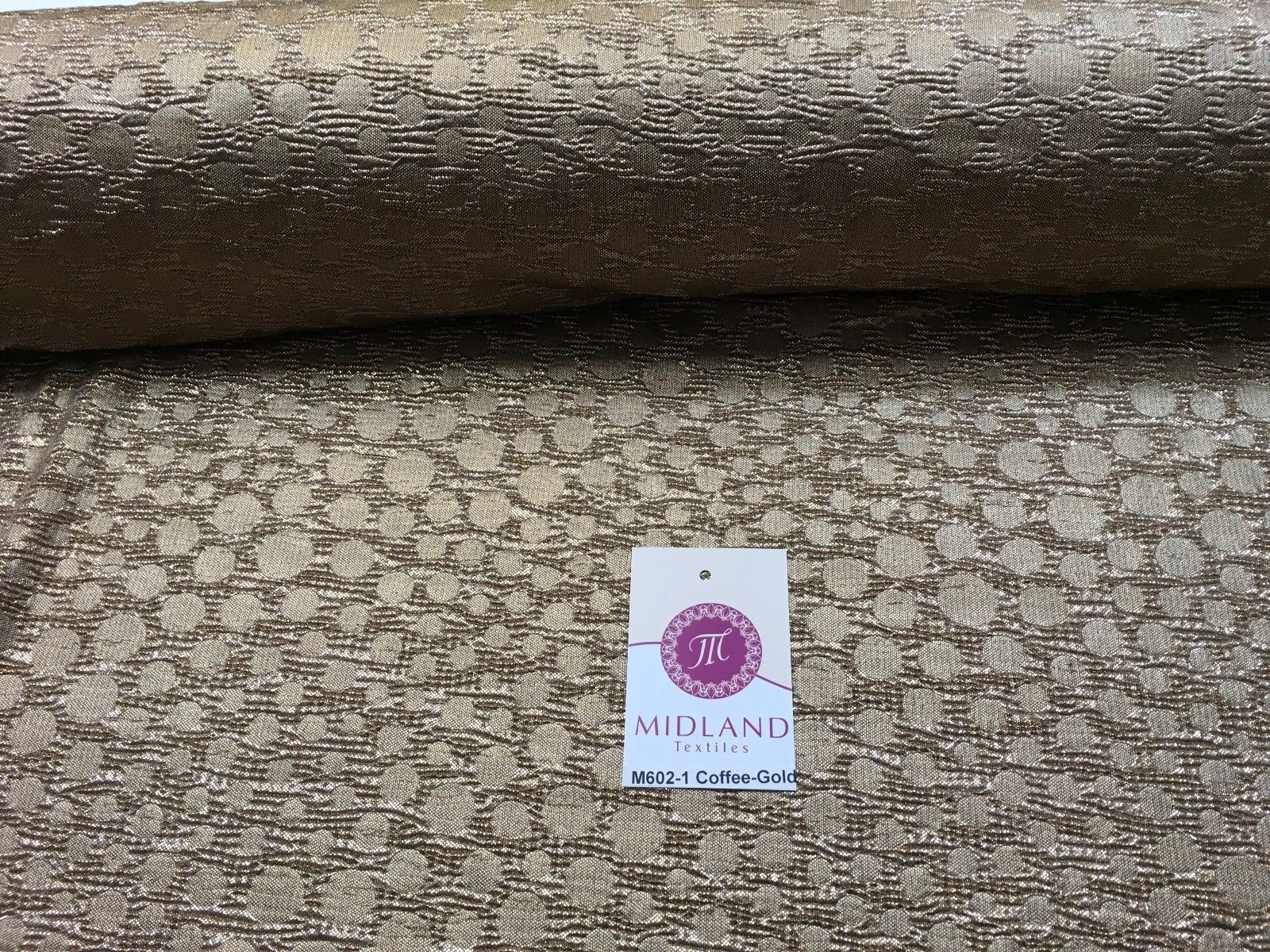 Metallic Corduroy Foil Lame Fabric 1 way stretch 58' wide M602 Mtex - Midland Textiles & Fabric