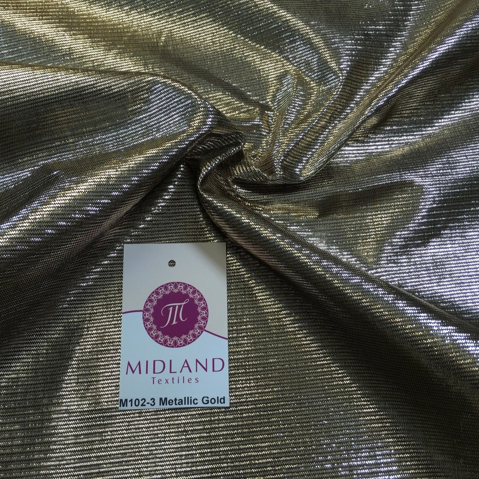 Metallic Textured Foil Lame Dress Craft Fabric 58' wide M102 Mtex - Midland Textiles & Fabric