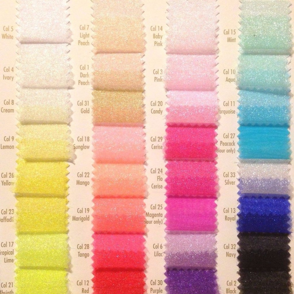 CRYSTAL ORGANZA WEDDING BRIDAL DANCE VEIL DRESS FABRIC MATERIAL 45" WIDE M111 - Midland Textiles & Fabric