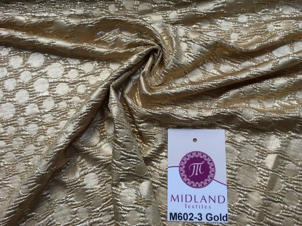 Metallic Corduroy Foil Lame Fabric 1 way stretch 58