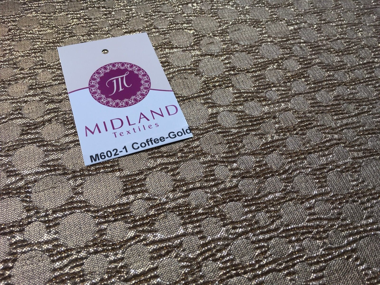 Metallic Corduroy Foil Lame Fabric 1 way stretch 58' wide M602 Mtex - Midland Textiles & Fabric