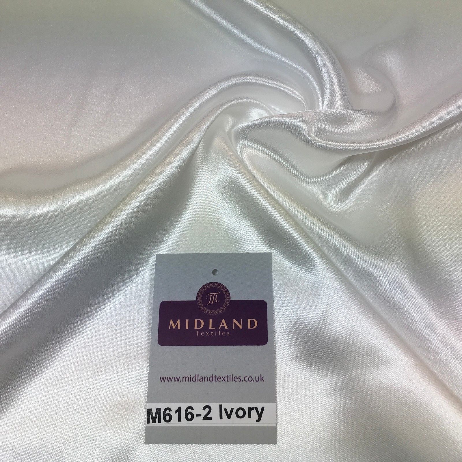 Silky Smooth Japanese Premium Lightweight Satin  Dress Fabric 44' M616 Mtex - Midland Textiles & Fabric