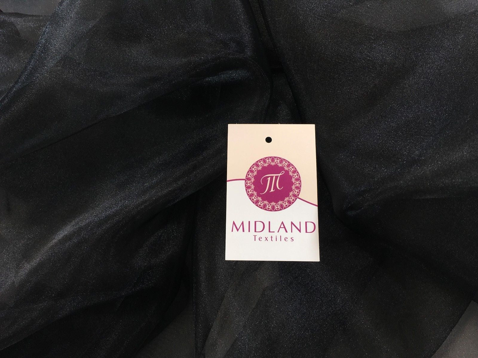 CRYSTAL ORGANZA WEDDING BRIDAL DANCE VEIL DRESS FABRIC MATERIAL 45" WIDE M111 - Midland Textiles & Fabric