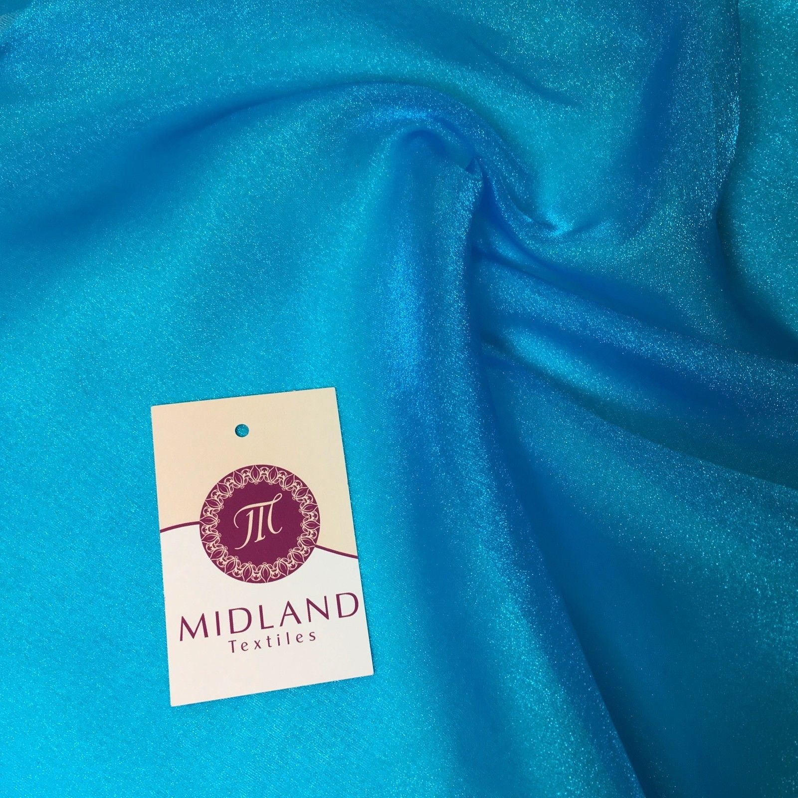 CRYSTAL ORGANZA WEDDING BRIDAL DANCE VEIL DRESS FABRIC MATERIAL 45" WIDE M111 - Midland Textiles & Fabric