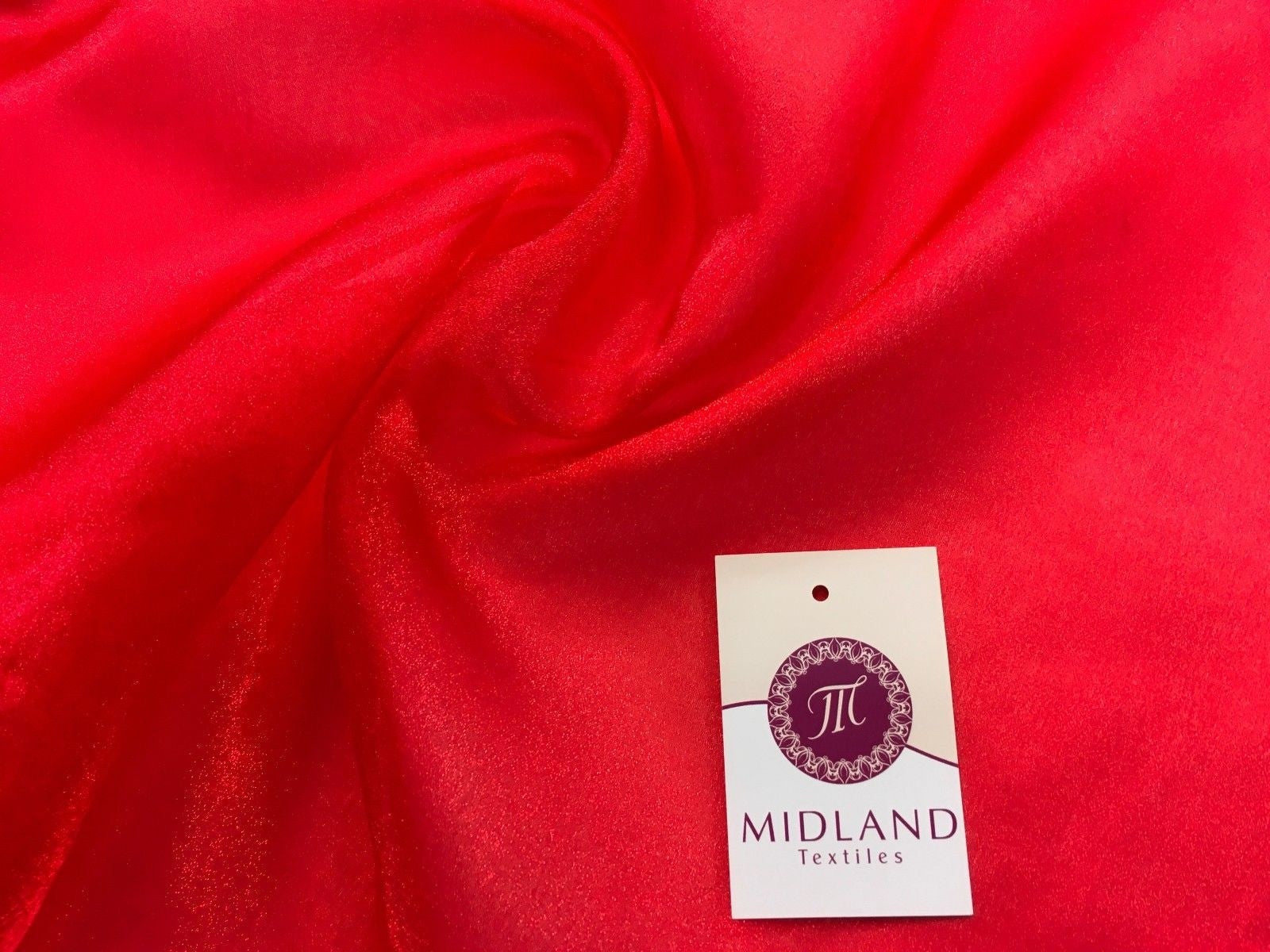 CRYSTAL ORGANZA WEDDING BRIDAL DANCE VEIL DRESS FABRIC MATERIAL 45" WIDE M111 - Midland Textiles & Fabric