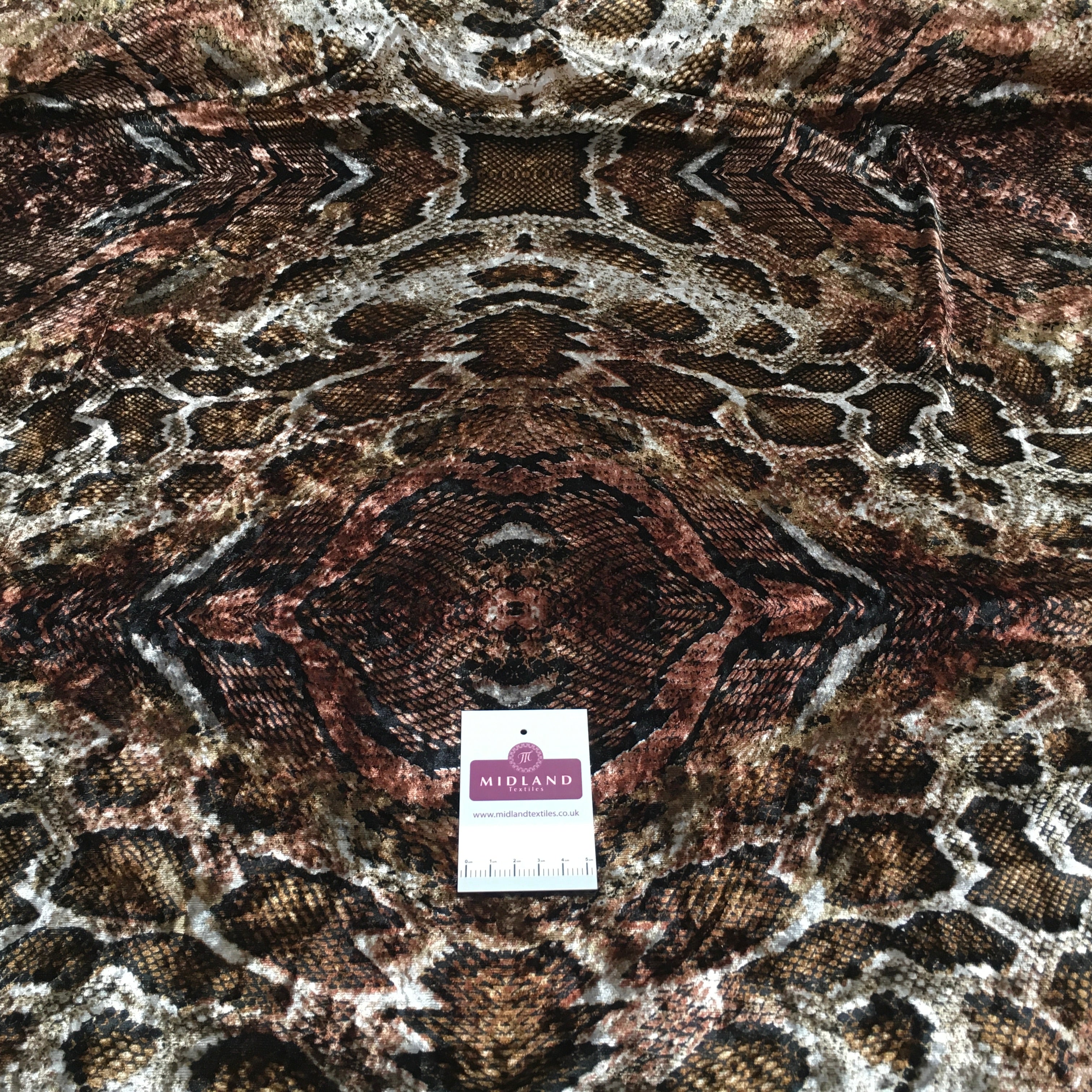 Vintage Floral Velvet Velour Stretch Printed dress fabric MA1430 Mtex