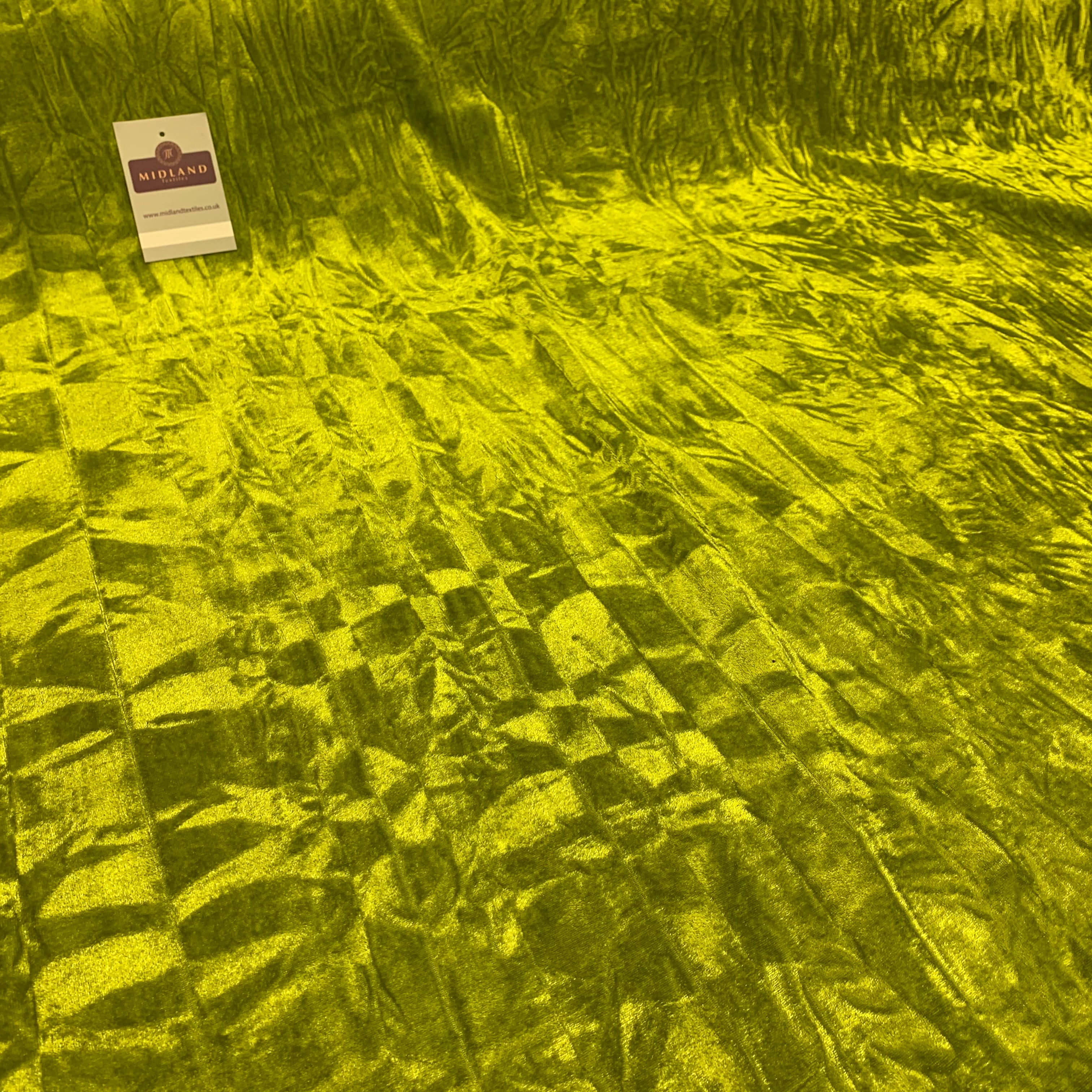 Crushed Creased Ice Velvet One way stretch Dress Fabric 58' M607 Mtex