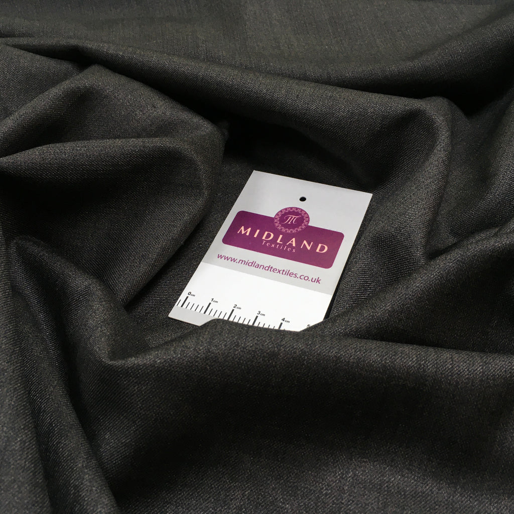 Premium woven grey suiting fabric M1497 Mtex