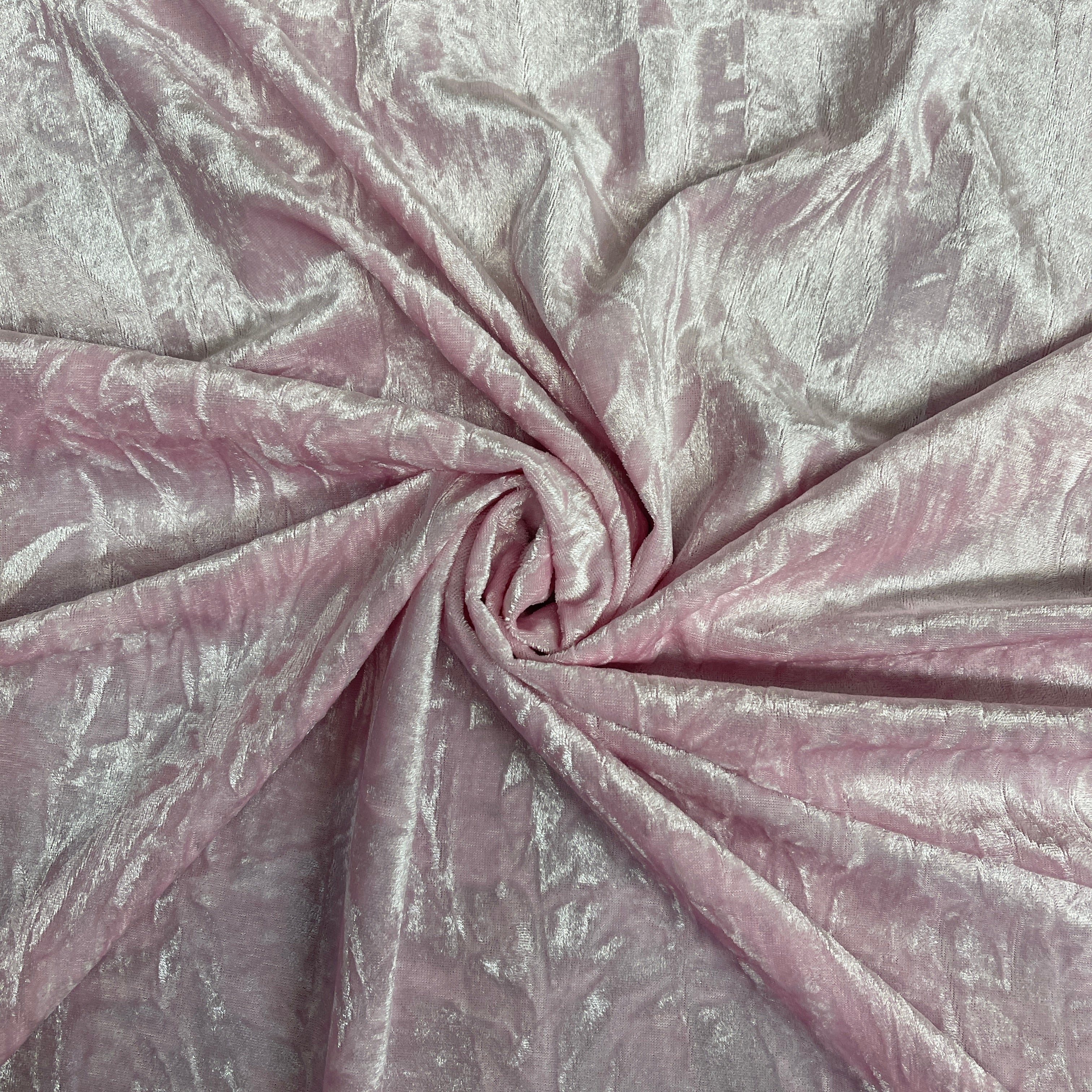 Crushed Creased Ice Velvet One way stretch Dress Fabric 58' M607 Mtex