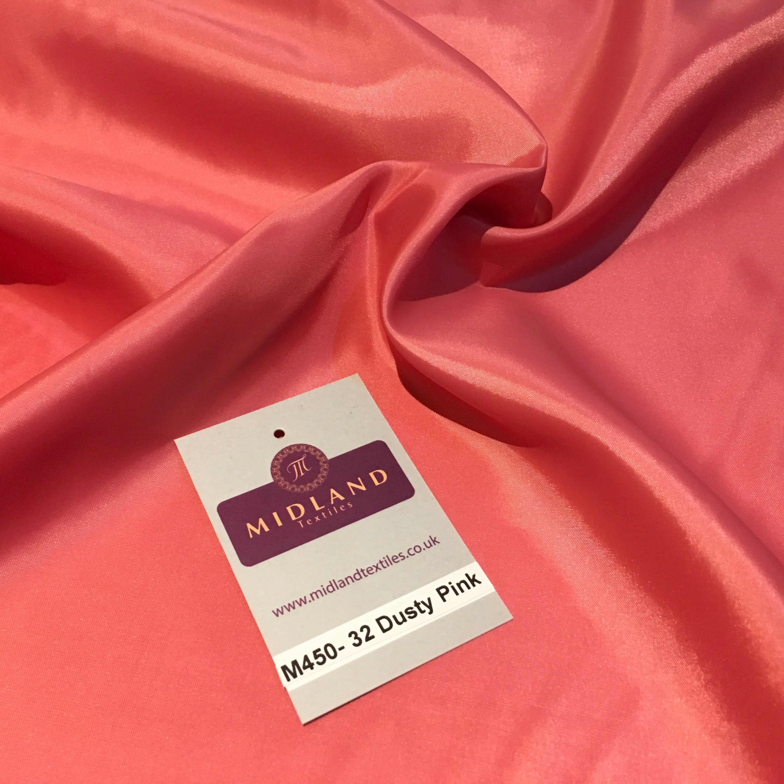 Anti-Static Dress Lining Fabric Sample - 100% Polyester M450