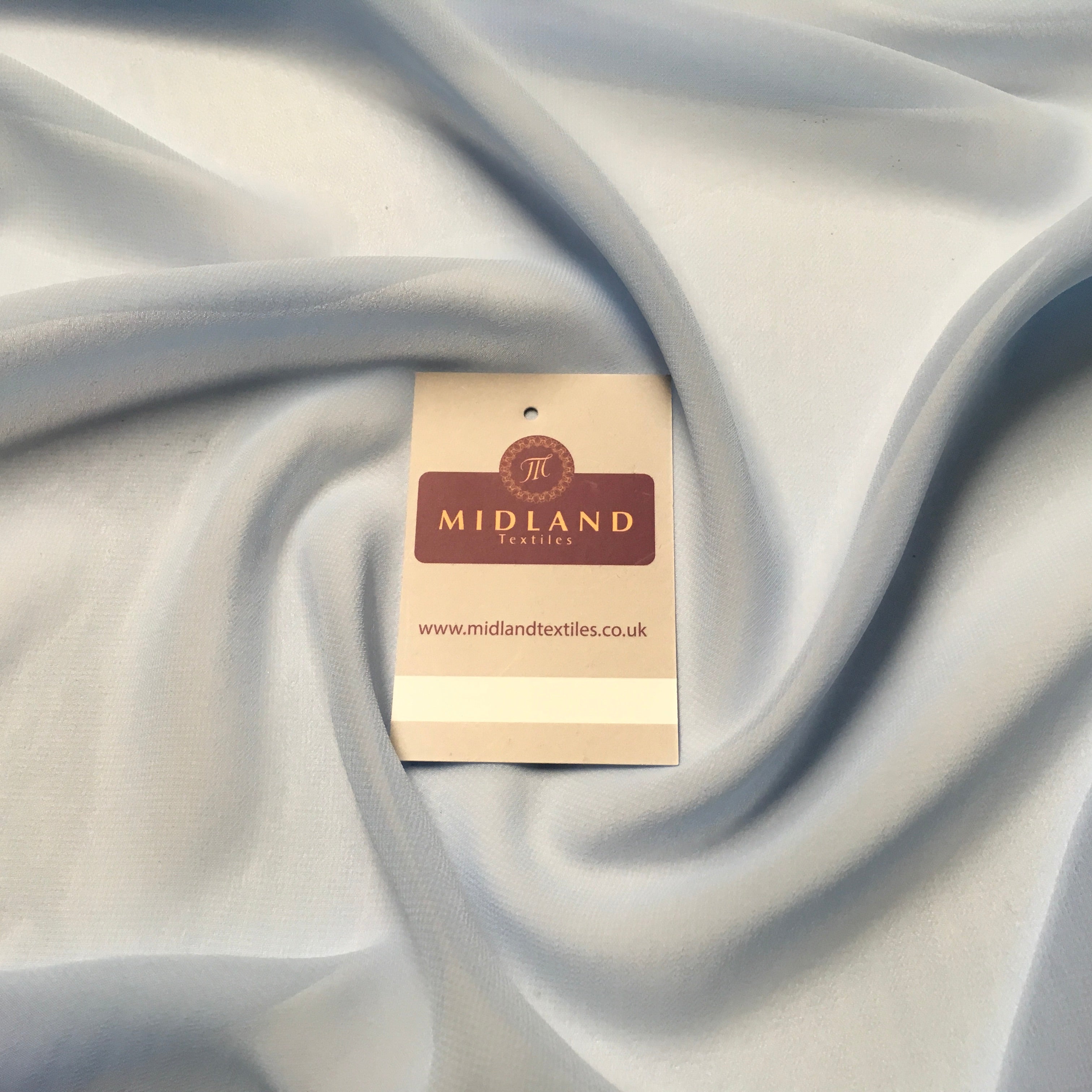 Samples Only of Hi-Multi Caress Chiffon Sheer Fabric Semi-Transparent  M608 Mtex