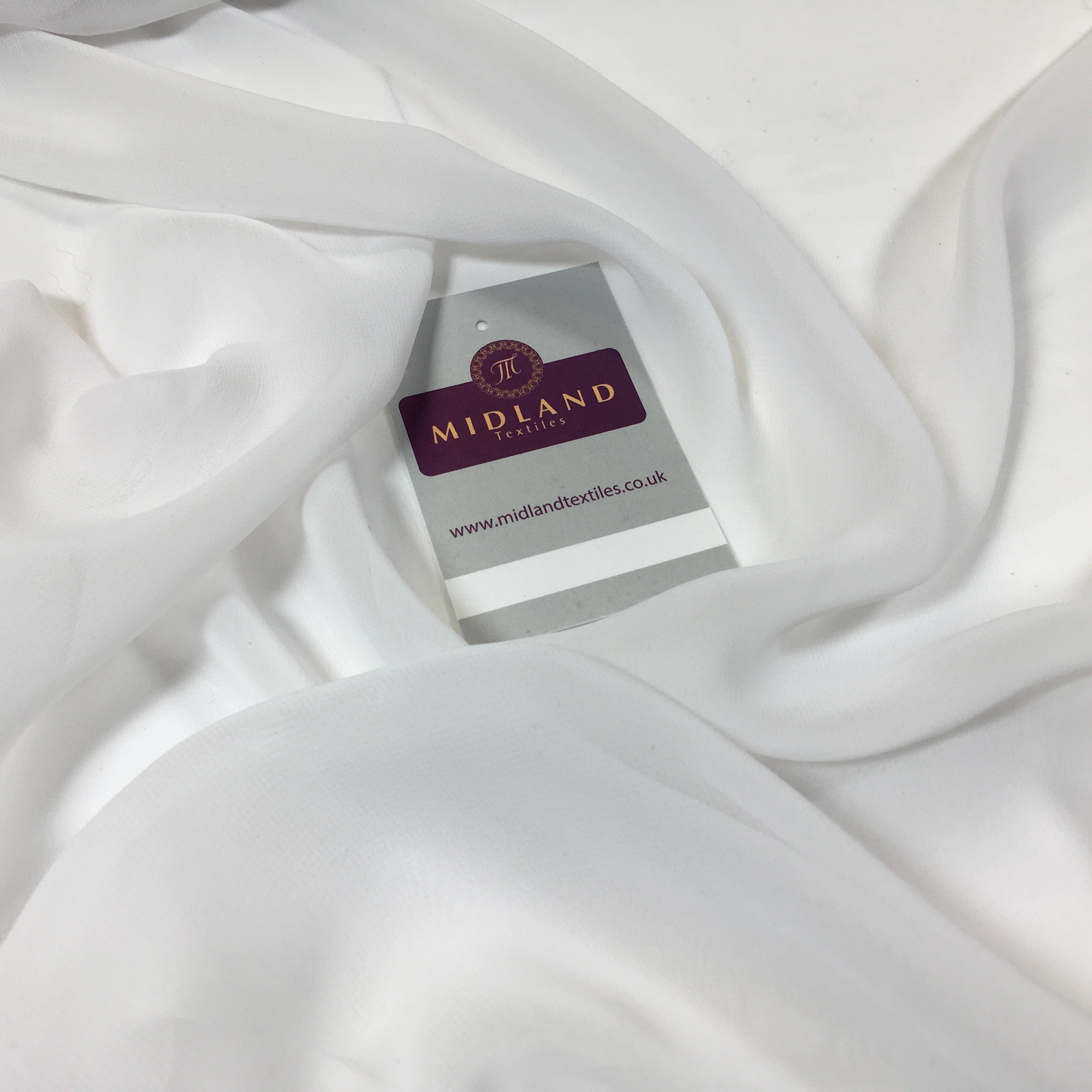 Samples Only of Hi-Multi Caress Chiffon Sheer Fabric Semi-Transparent  M608 Mtex