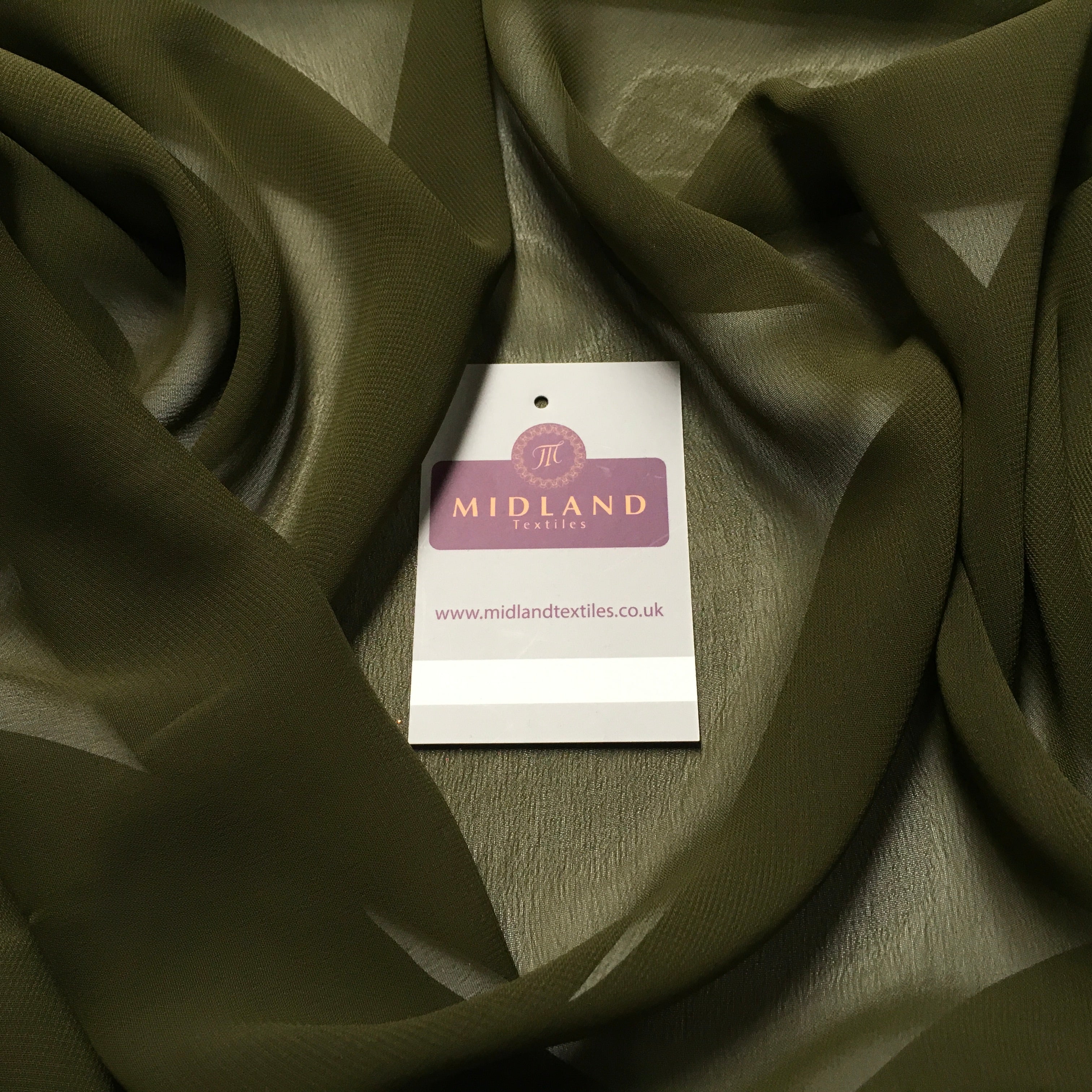 Samples Only of Hi-Multi Caress Chiffon Sheer Fabric Semi-Transparent  M608 Mtex