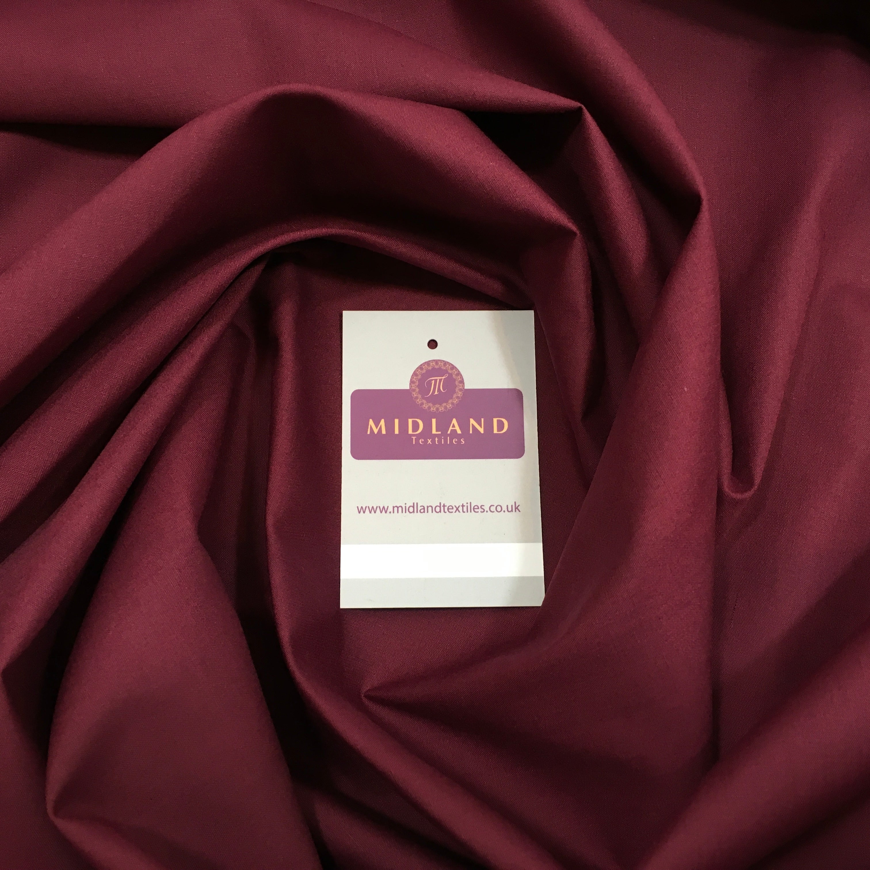 Full roll 35m of Plain Poly cotton Fabric 110cm MA820