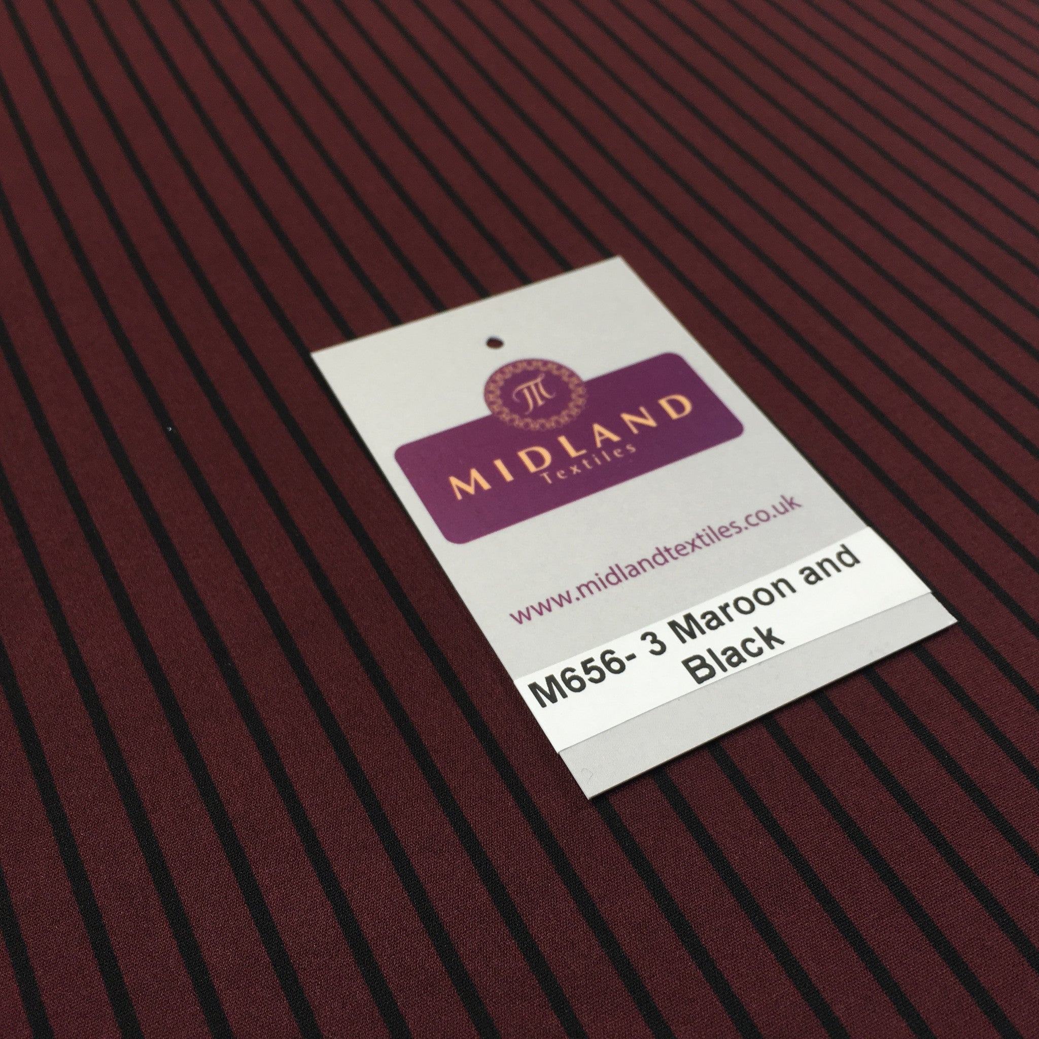 Striped one way Stretch Dress Fabric 45' wide M656 Mtex - Midland Textiles & Fabric