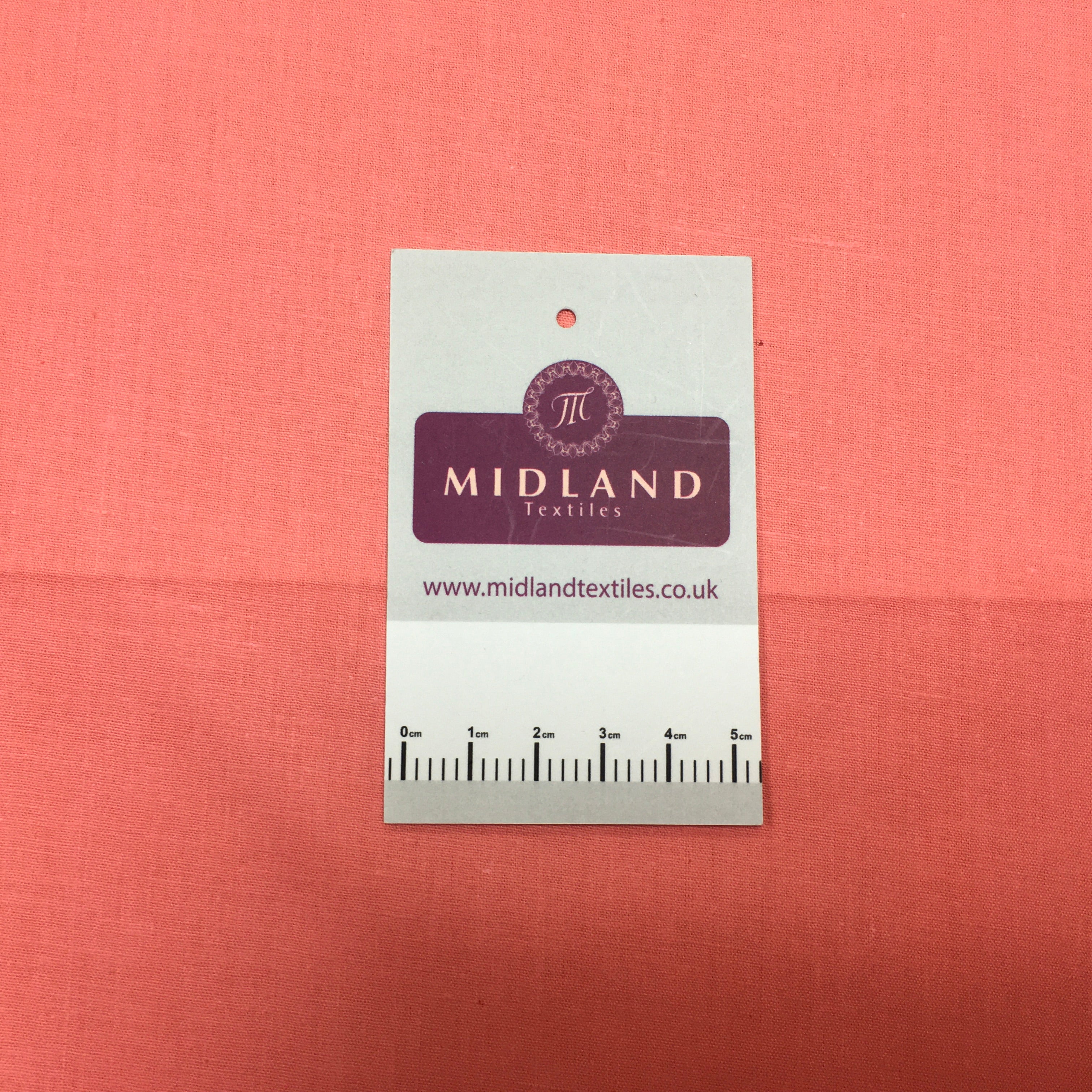 100% Cambric Egyptian Cotton Plain Poplin Fabric sold Per metre M1482