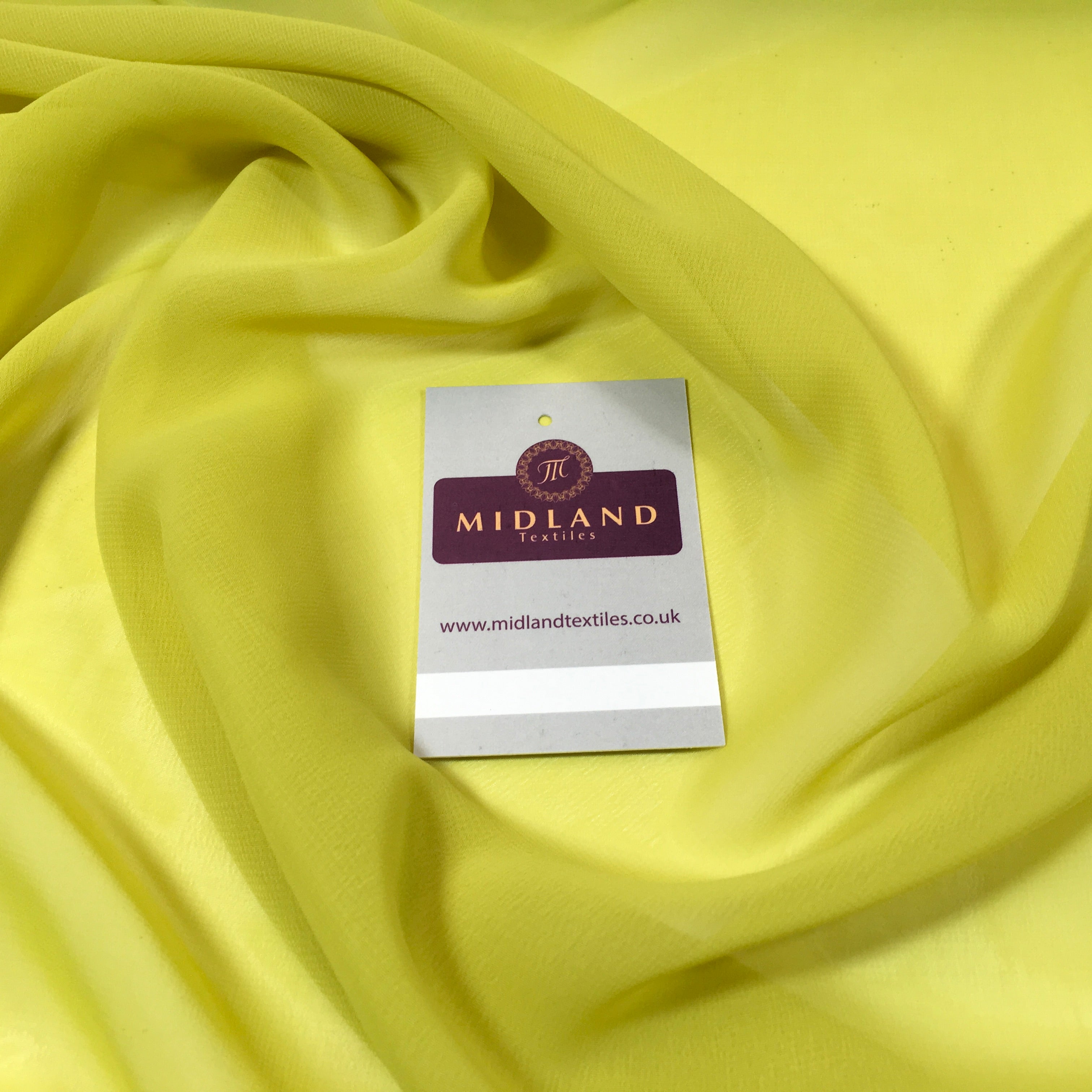 Samples Only of Hi-Multi Caress Chiffon Sheer Fabric Semi-Transparent  M608 Mtex